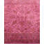 Overdyed Hand-Knotted Wool Modern-Contemporary Pink Area Rug 3' 3" x 5' 3"