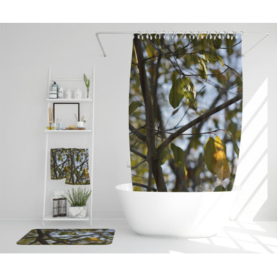 Nayaly Polyester Shower Curtain Set