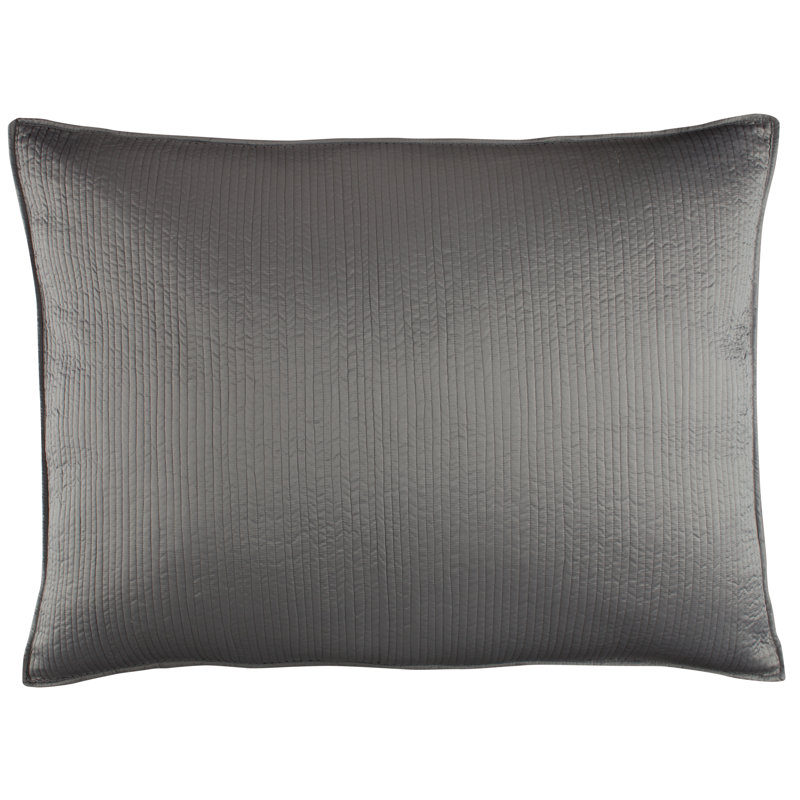 Retro Lumbar Pillow Cover & Insert, 20" x 26", Pewter