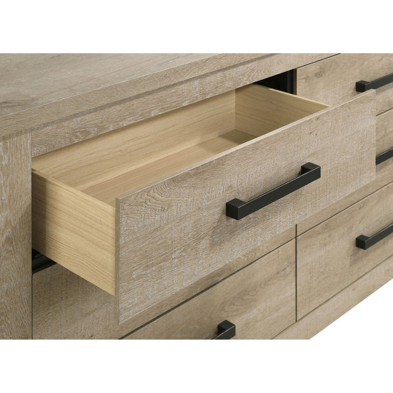 Commode 6 tiroirs avec miroir Sansome