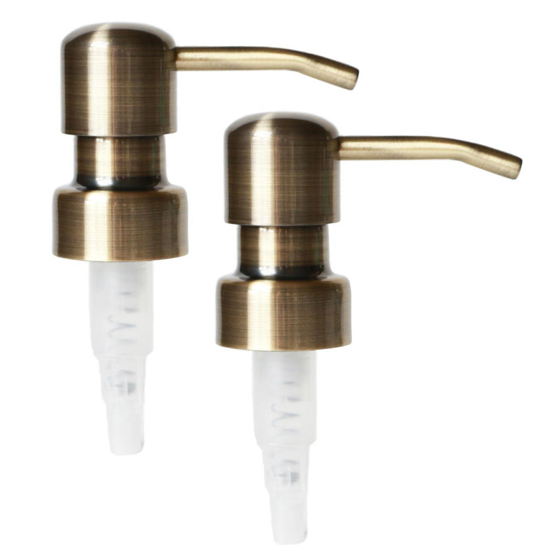 Pompe de remplacement pour savon et lotion en métal Sergent, Laiton