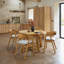 Round Solid Wood Dining Table-1044122771