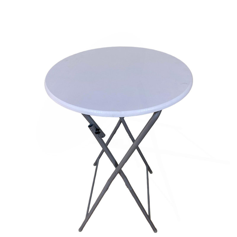Ensemble de 2 tables de bar pliantes