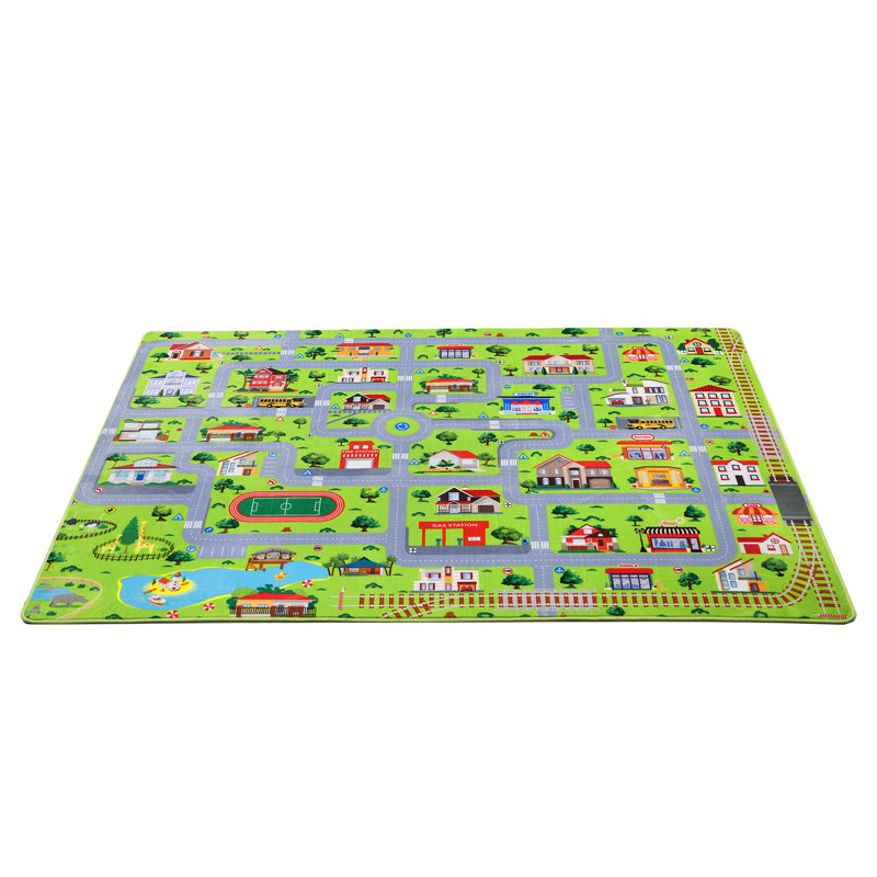 Tapis de jeu très large antidérapant pour enfants et enfants, Rectangle 20'4" x 25'5"