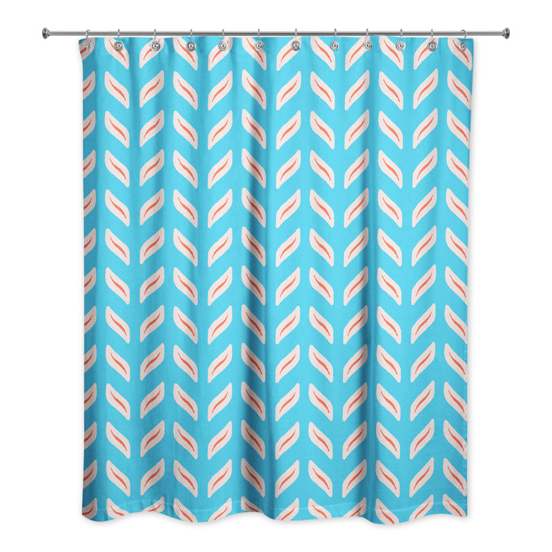 Nessa Shower Curtain, Blue