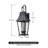 21 Inch Mate Black Outdoor Wall Lantern