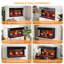 36 po Foyer électrique encastrable avec 20 couleurs de flamme-1172990651