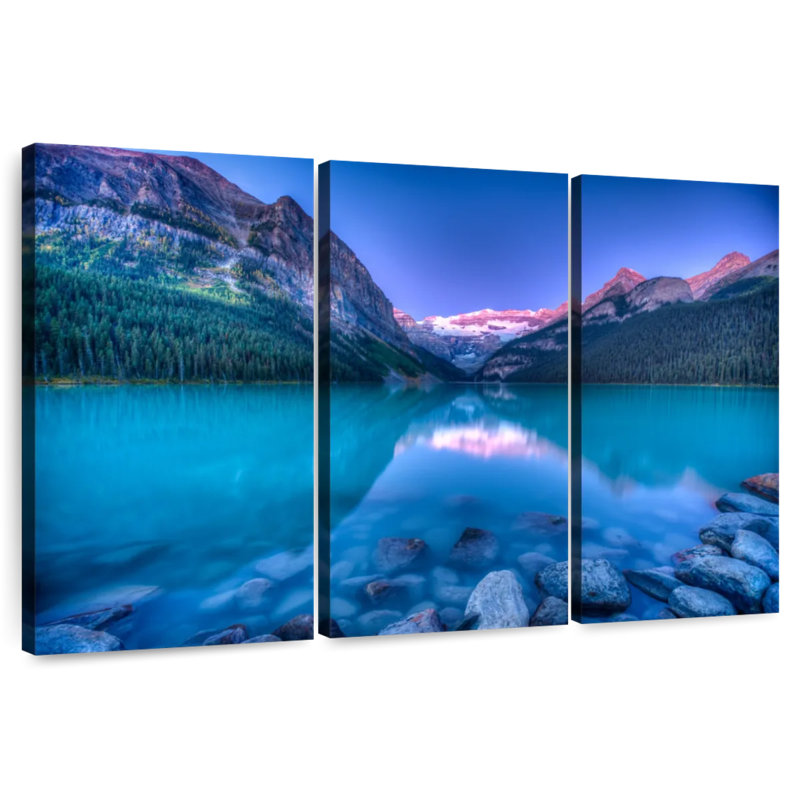 Lever de soleil Alvord Lake Louise, H 48 po x l 74 po