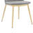 Tortez Velvet Upholstered Metal Side Chair-627103769