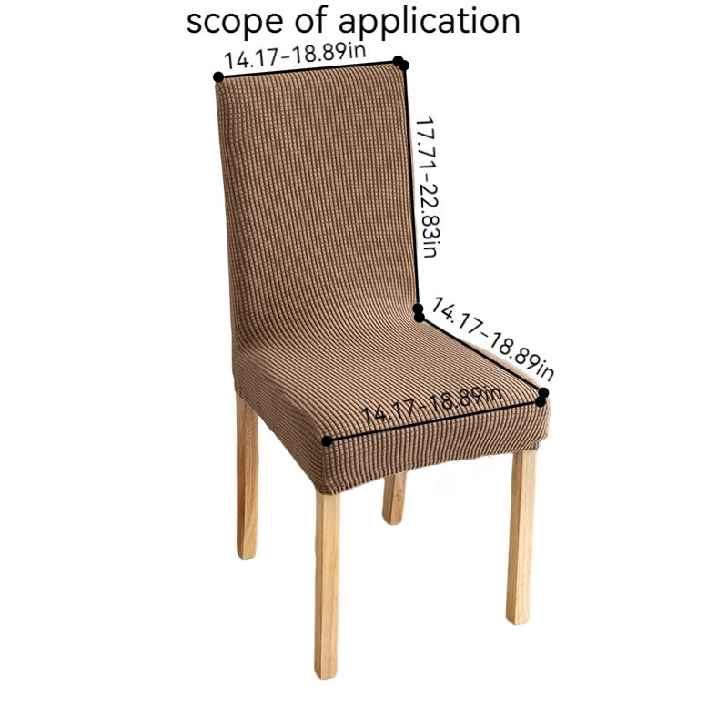 Housse pour chaise de salle à manger