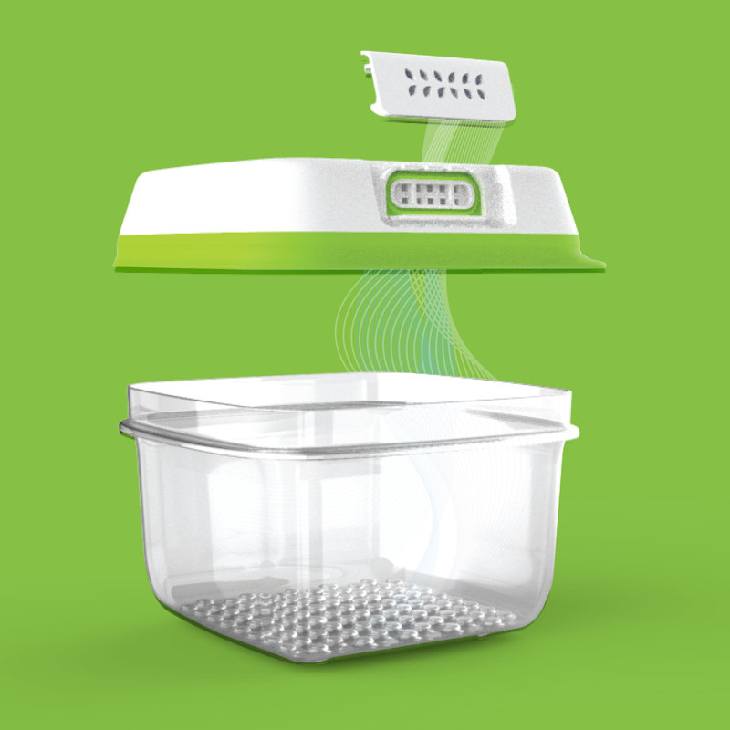 Rubbermaid Freshworks Produce Saver, Medium And Large Storage Containers, 6-Piece Set