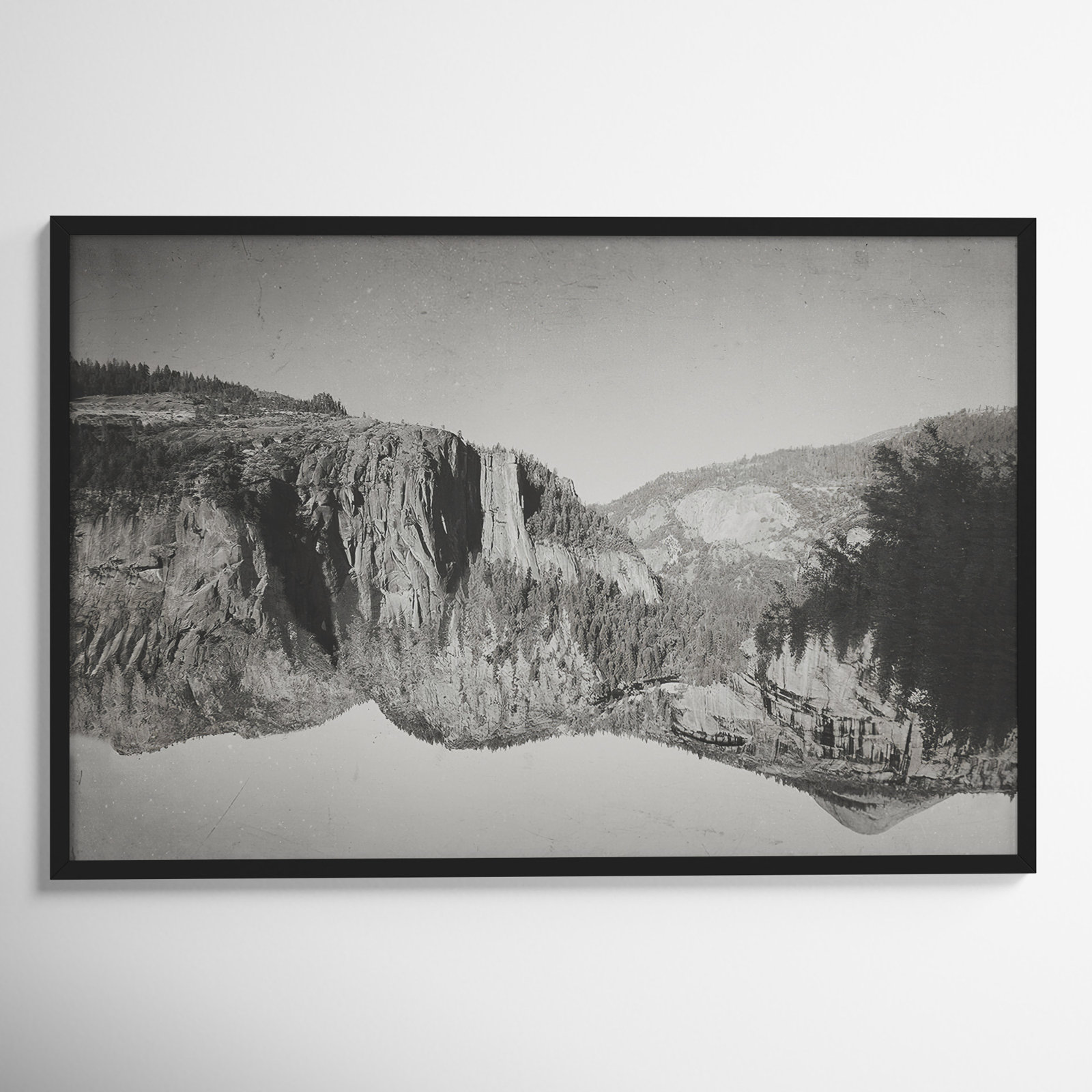 Negative Reality Inversion by F2images, Black, 28" H x 41" W