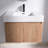  Lavenia 30" Modern Wall Mounted Bathroom Vanity with Resin Sink, Soft-Close Doors-421509640-421509641