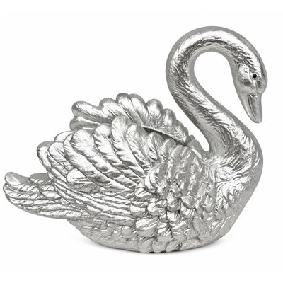 Mamigon Swan Polystone Statue Planter