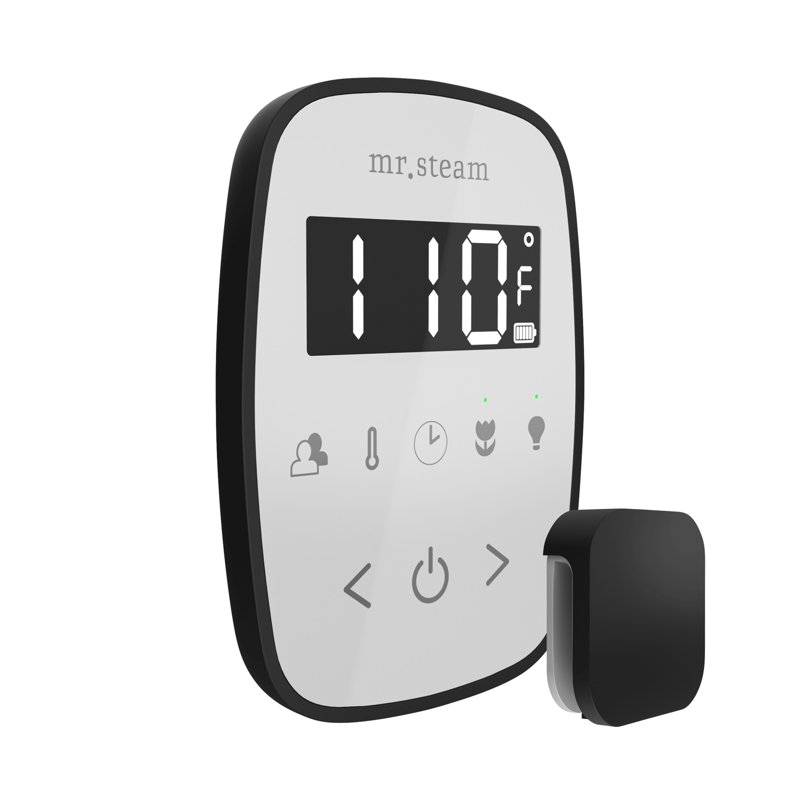Régulateur de douche à vapeur TempoFlex, Noir mat