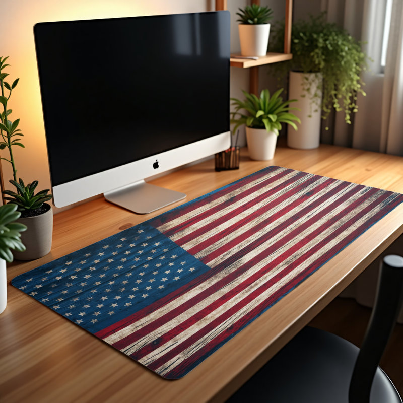 Polyester Desk Pad, 14.4x12.1