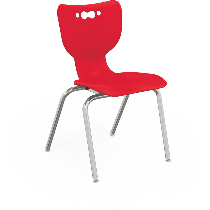 Chaise de classe Hierarchie, Rouge, 14"