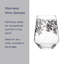 Mikasa Windsor Rose Stemless Wine Glass Set of 4