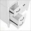 Meuble-lavabo de 36 pouces avec lavabo, panneau de fibres à densité moyenne durable, rangement spacieux et installation facile pour les salles de bain modernes-282472742
