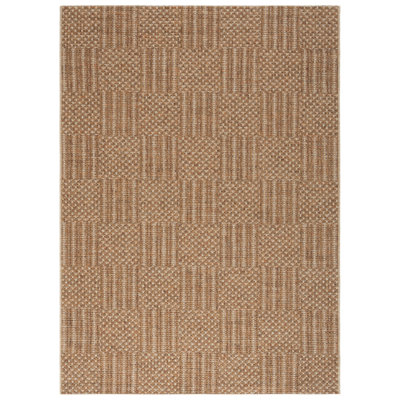 Jhared Sisal All-Weather Performance Checkered Indoor/Outdoor Area Rug