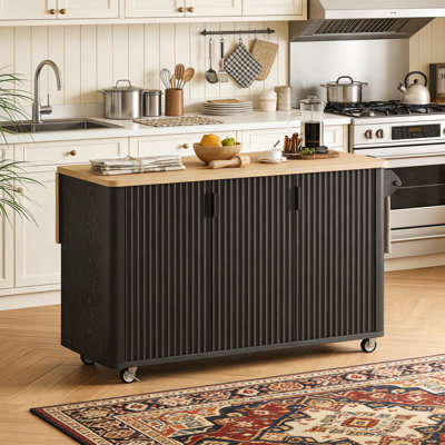 Kitchen Island With Drop Leaf
