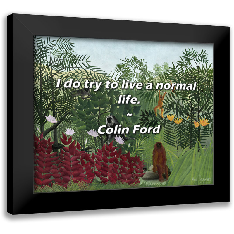 Colin Ford Quote: I do try to live a normal life.