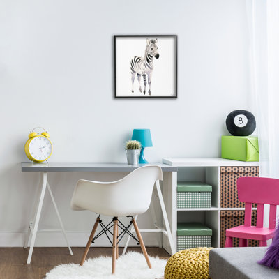 Giclée encadrée de poulain minimaliste, design par Roozbeh