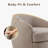 32.3" Wide Upholstered 360° Swivel Barrel Chair, No Assembly Required-1907442744-1905922297