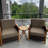 Table d'appoint pliante en teck