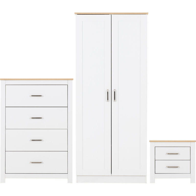 Nicu Piece Bedroom Set, White