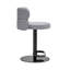 Tabouret de bar et tabouret de bar à hauteur réglable en cuir de luxe luxueux d'inspiration italienne LUXMOD (ensemble de 1)-348937407-391212071