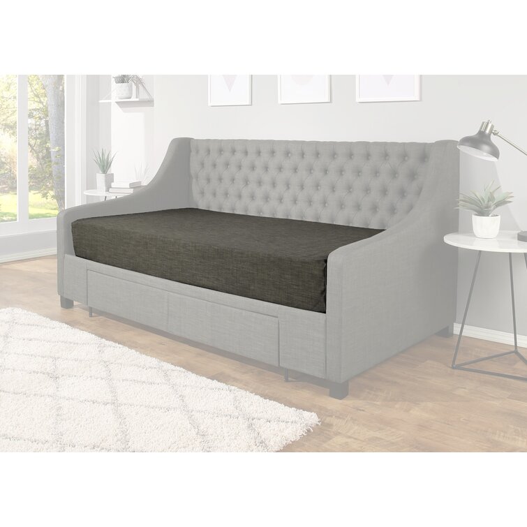 Canora Grey Adamsville Daybed Mattress Cover, Gray