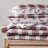 Martha Stewart Yuletide Spruce Plaid Cotton Flannel Red Comforter Set-115991083