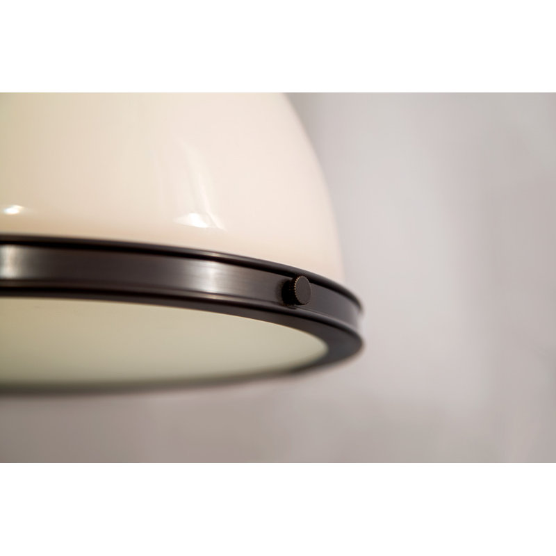 Randolph 1 - Light Single Pendant, Historic Bronze, 13"