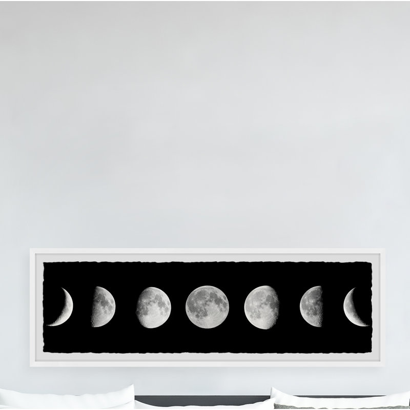 Moon Transform - Picture Frame Print on Paper, H 10 po x l 30 po x P 1,5 po