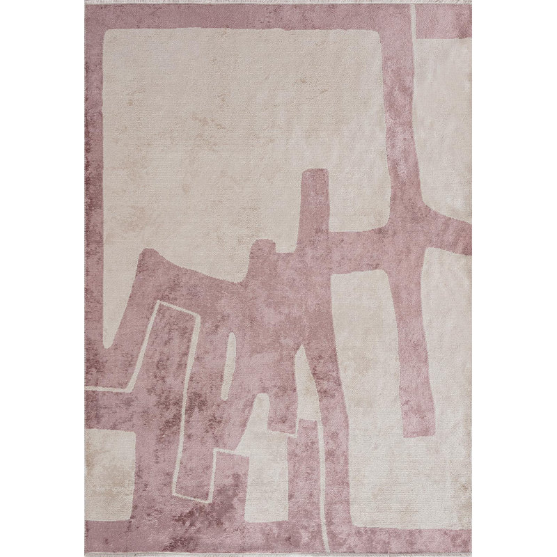 Tapis moderne à motif abstrait graffiti, Rectangle 7 pi 10 po x 11 pi 2 po