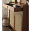 Armoire de rangement simple à chaussures en rotin-179638340-177276150