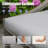 Patio Metal Rectangular Dining Set With Umbrella Hole And Cushions  For 8 Person
