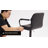 Tavion Adjustable Swivel Faux Leather Bar Stool with Armrests and Footrest-1981937062
