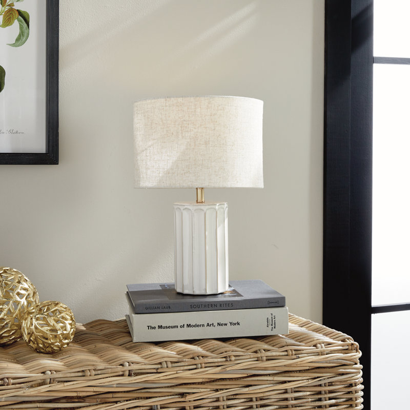 Mini lampe de table Aldene, H 11,5 po x l 6 po x P 6 po