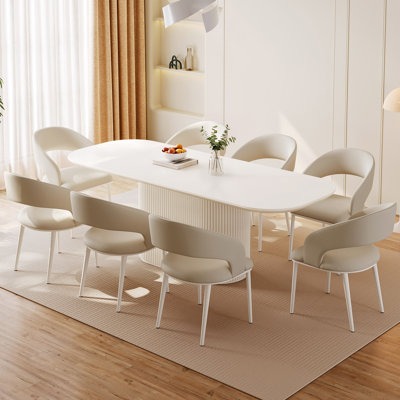 Dining Table Set With 8 Chairs