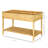 Outsunny 43X18x30in Raised Garden Bed With 8 Pockets And Shelf-1222291513