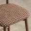 Chaise d'appoint à dossier bas en noyer (ensemble de 6)-112326674-112326676