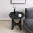 Black Wooden Coffee Table-1830293863