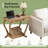 Modern Accent Side Table,2-Tier Coffee Table,End Table