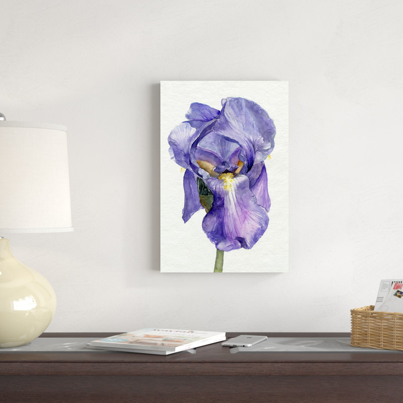 Iris en fleurs II, H 18 po x l 12 po