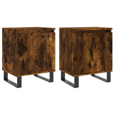 Marieo 40cm W Iron Bedside Table