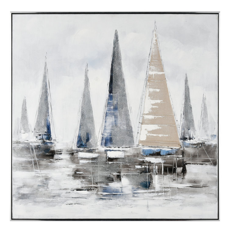«Weekend on the Lake», art mural encadré