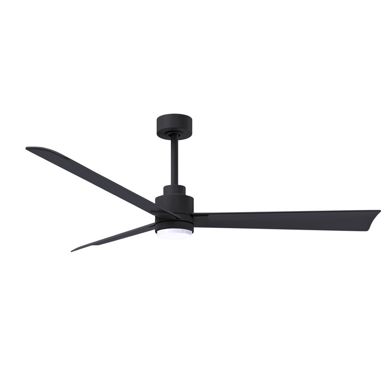 Alessandra Ceiling Fan, Matte Black, Matte Black, 56"