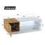Pedestal Coffee Table with Storage
